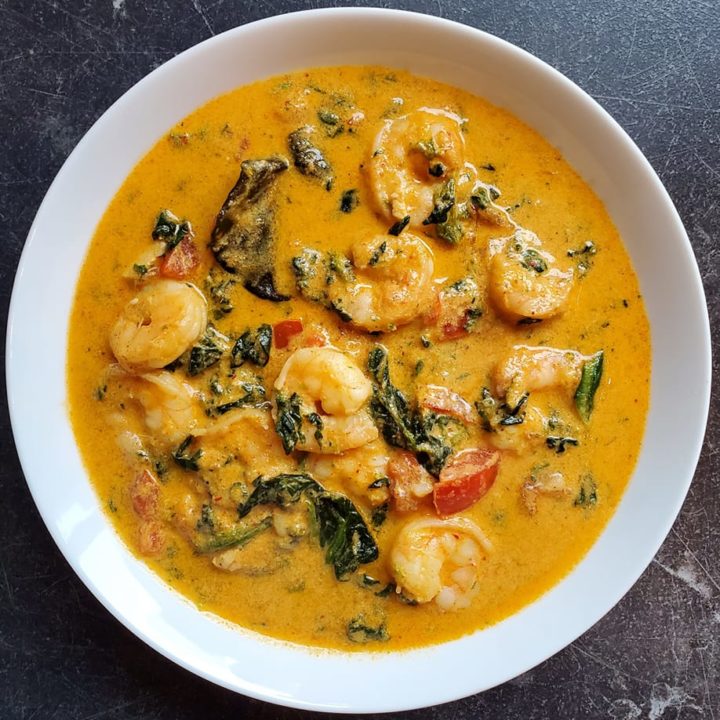 shrimp panang curry